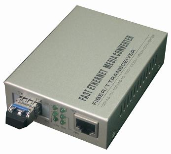 SFP快速以太网光纤收发器