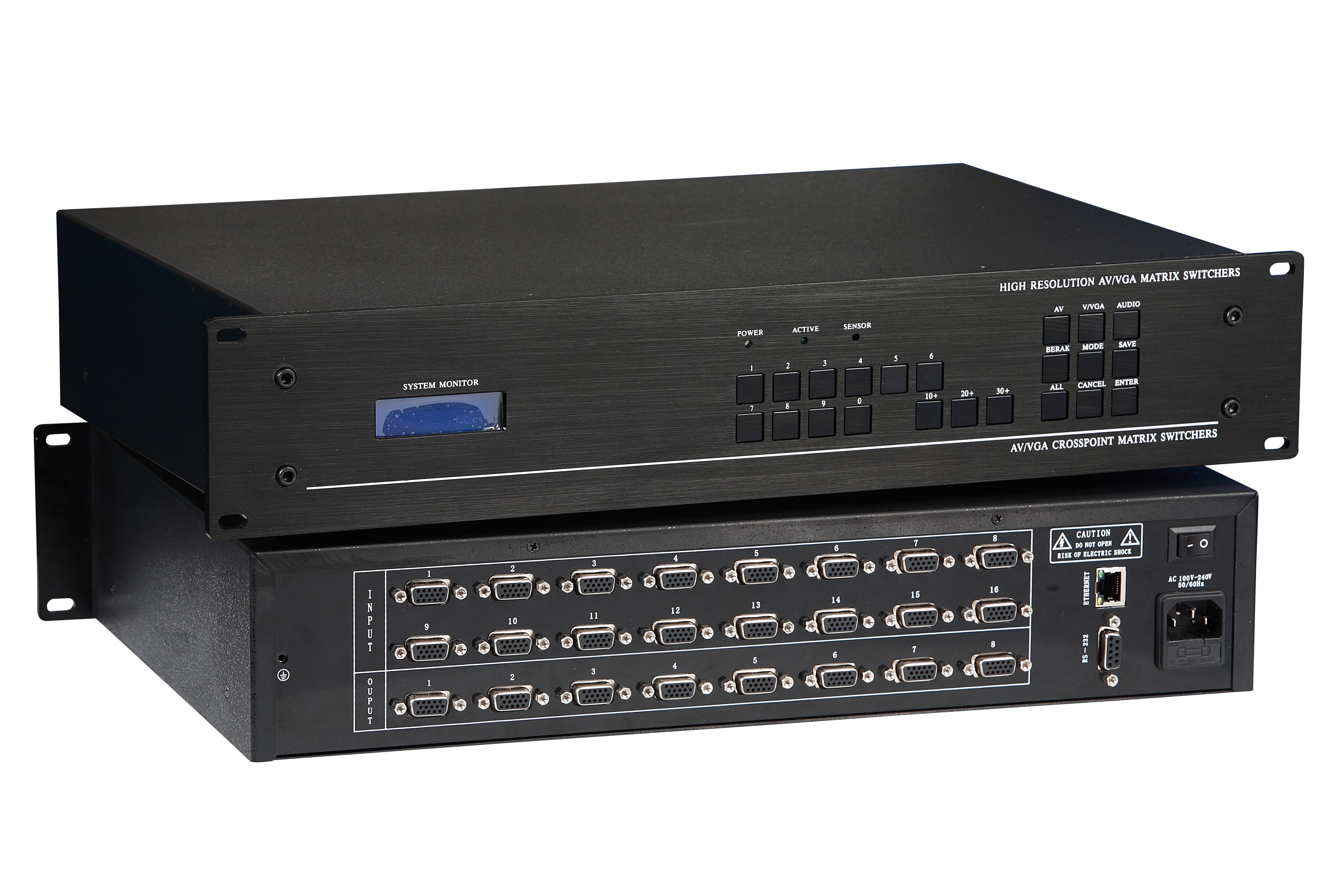 VGA矩阵，32进32出，16-16VGA矩阵，视频会议矩阵，VGA矩阵