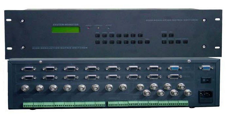 VGA矩阵切换器，RGB矩阵切换器，混合矩阵切换器