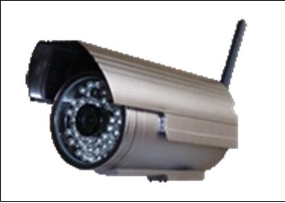 D1无线网络红外防水摄像机