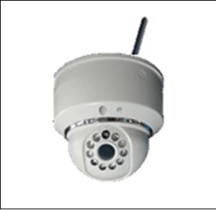 D1无线网络红外半球摄像机