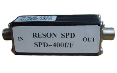 供应雷晟有线电视信号防雷器SPD-400 F/F