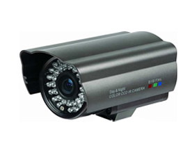 中远夜视距离红外防水摄像机