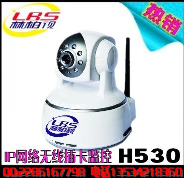 无线网络摄像头 高清网络wifi插卡监控摄像头