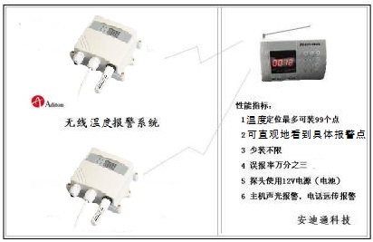 机房温湿度报警器 高温高湿传感器种类