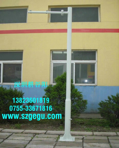 枪击监控立杆、双枪机监控立杆