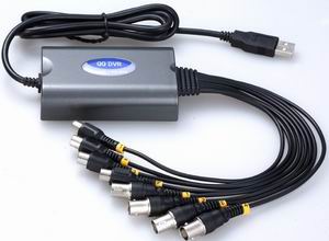 USB  4路全时实音视频采集卡