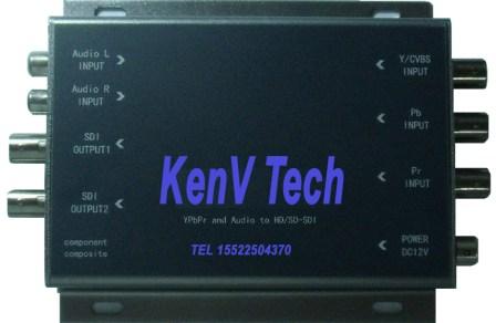 高清模拟色差分量YPbPr视频转HD -SDI
