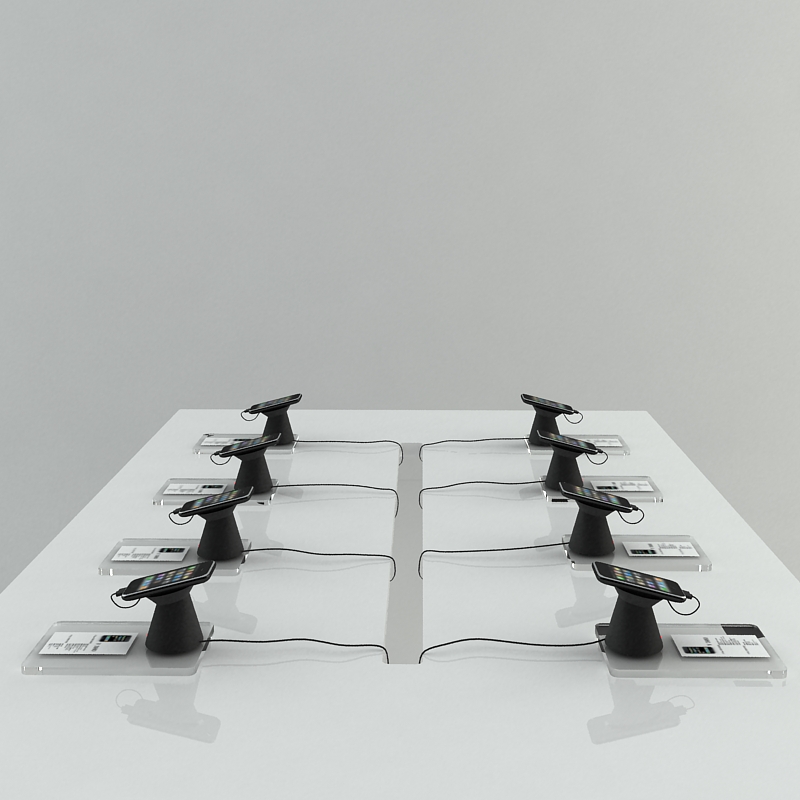 湖北移动电信联通营业厅手机防盗报警器手机拉绳