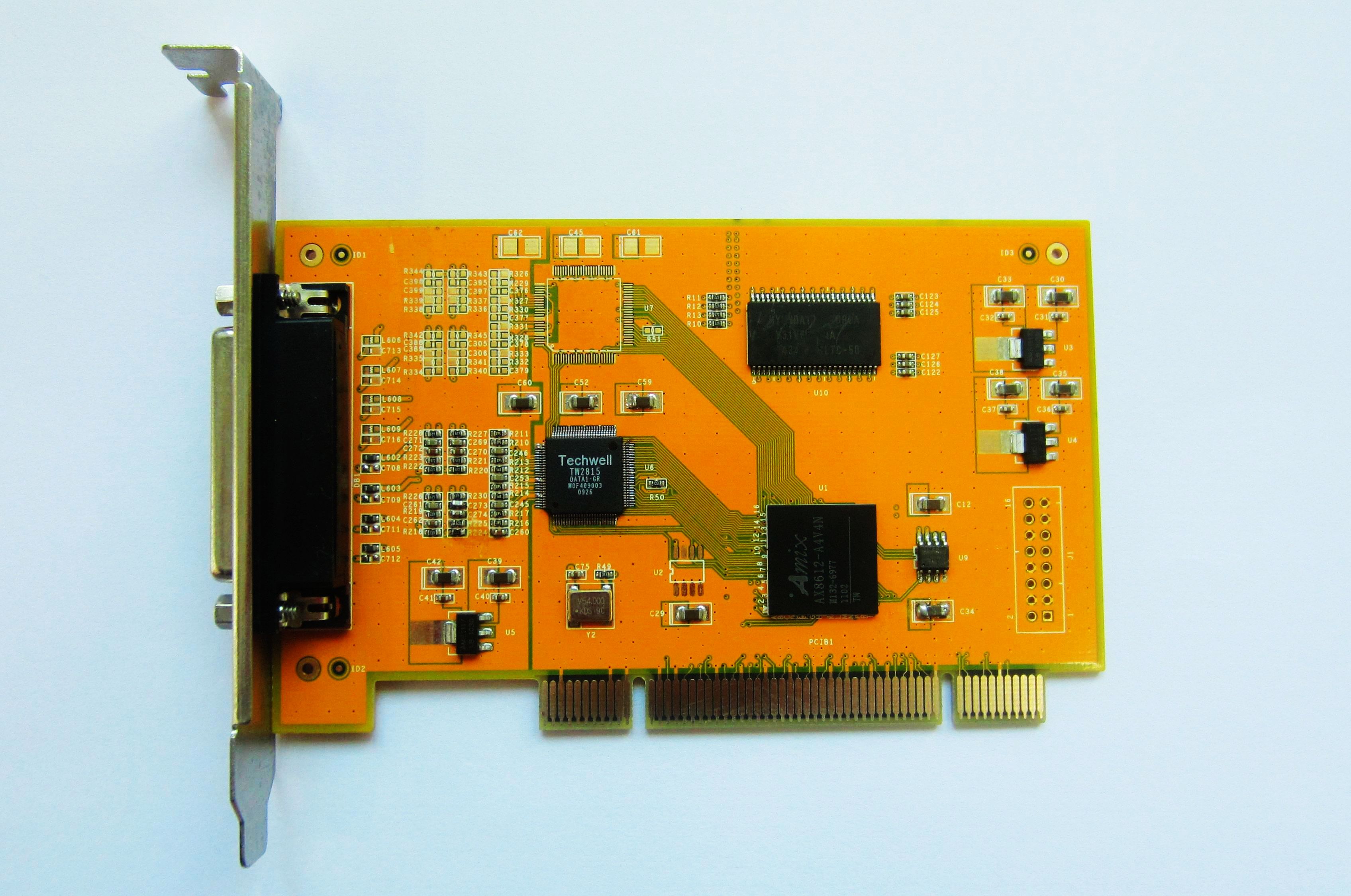 4路D1实时H.264 TW2815视频采集卡