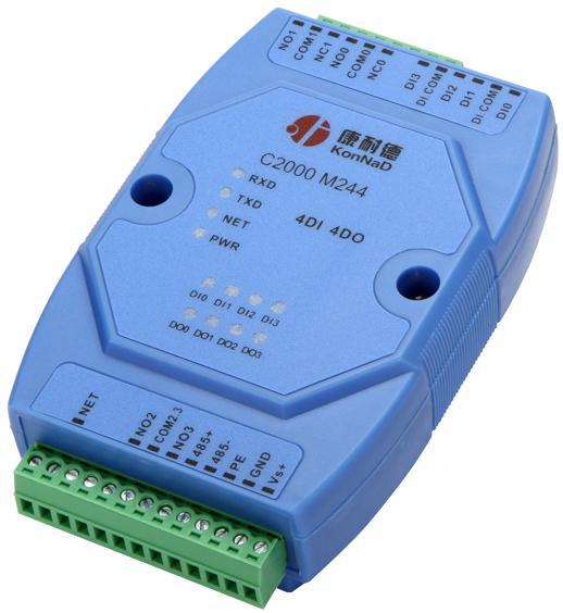 继电器输出转RJ45，继电器输出转TCP/IP，继电器输出转网络