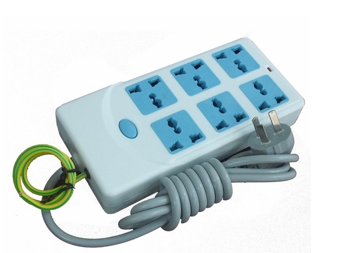 双排插座式防雷器DK-220AC10C