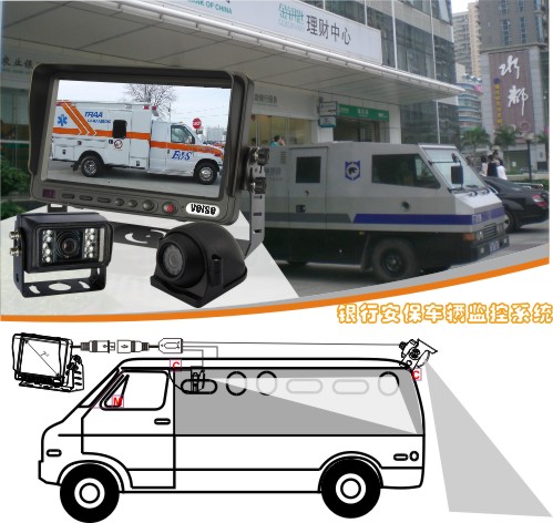 危险品罐车运输车辆后视监控系统