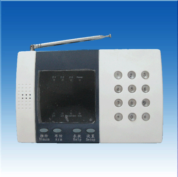 经典五防区型无线电话联网防盗报警器