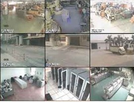 机柜彩色9路全实时画面分割器