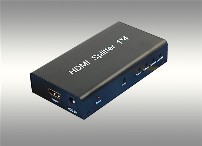 HDMI分配器 1X4 3D 高清分屏器