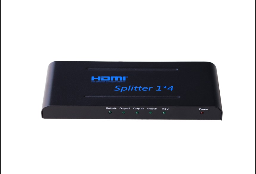 供应【1.4版 HDMI分配器 一进四出 一分四 1x4】
