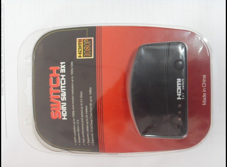 【塑壳 HDMI 3x1 三切一 HDMI切换器】价格/供应商