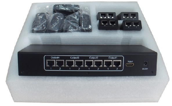 【100米 1x4 HDMI分配延长器 价格/厂家】