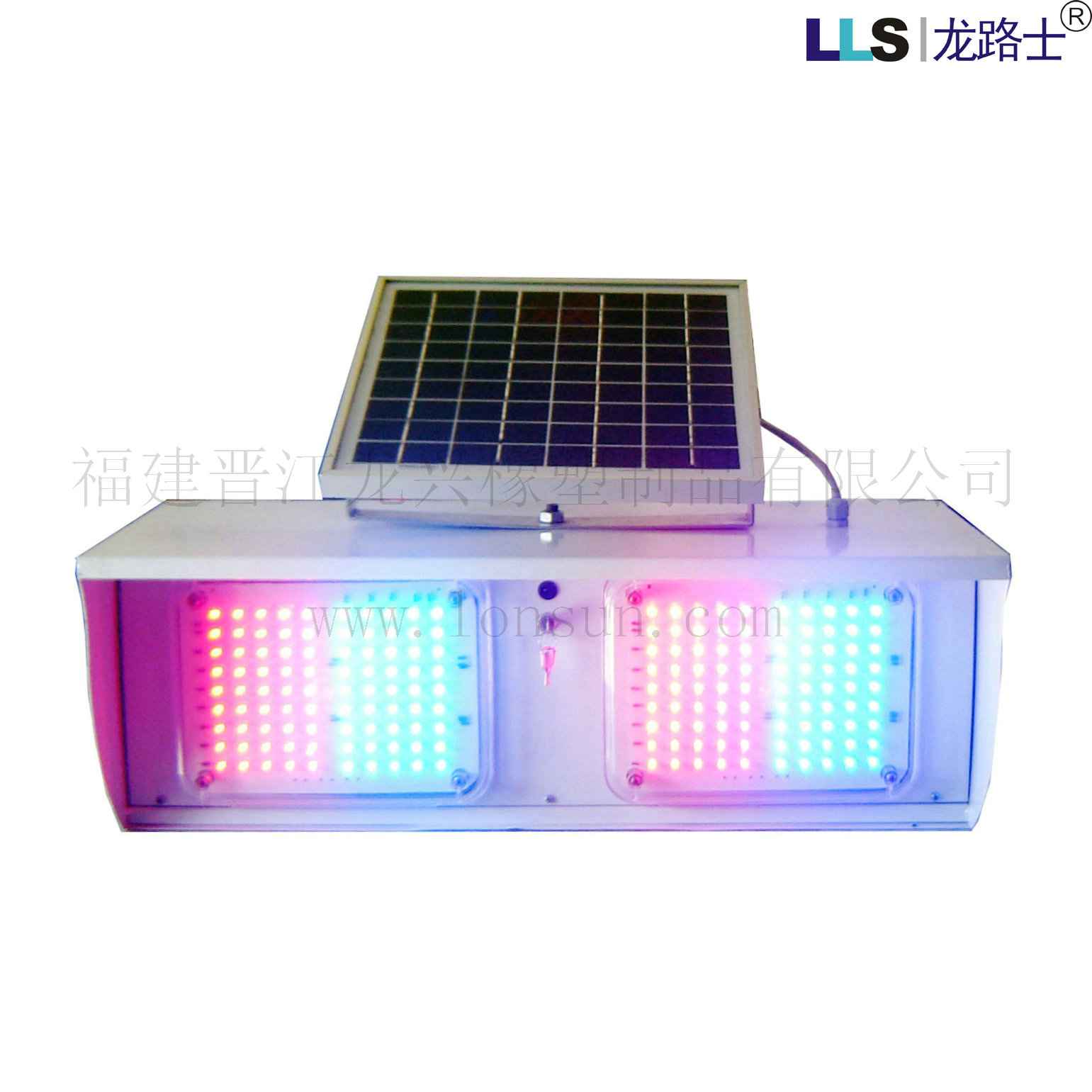 LLS太阳能led红蓝爆闪灯LLS-FL-12