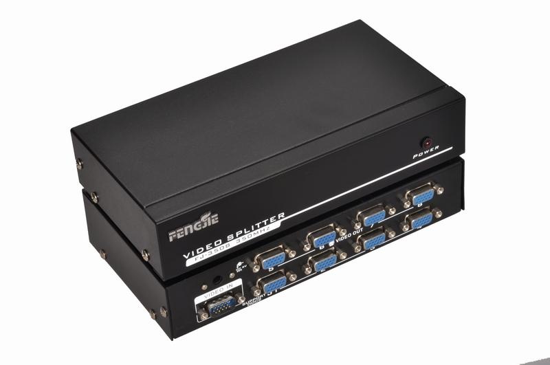 高清VGA视频分配器/8口VGA分配器/高清VGA分配器