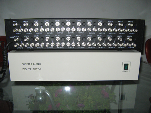 机架式12进48出音频分配器带放大功能(机架式)