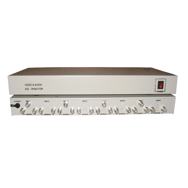 4进16出音频分配器/4分16音频分配器/带放大功能