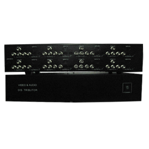 4进16出音视频分配器/4分16音视频分配器/带放大功能(机架式)