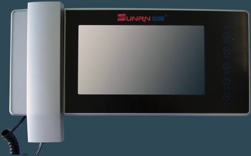 可视对讲四线别墅系列三润7寸液晶彩显安徽楼宇对讲别墅机