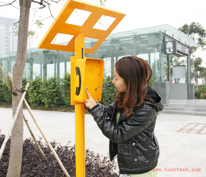 供应高速公路太阳能求助电话机
