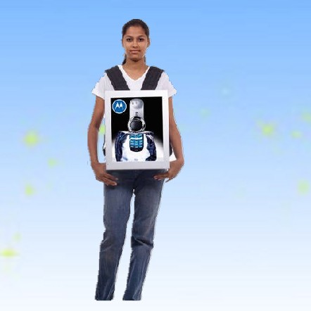 17寸背包广告机