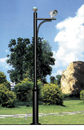 枪机式摄像机立杆