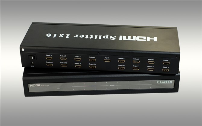 HDMI分配器，一分十六，一进十六出，1X16