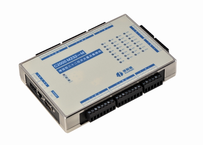 加强网络型232/32位开关量采集