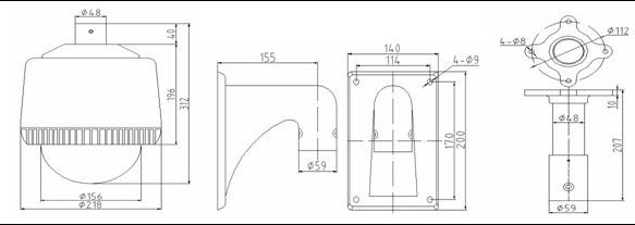 网络高速球  IV-108AD-18C