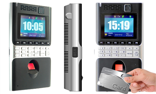 H68型指纹+射频卡+摄像头考勤门禁机