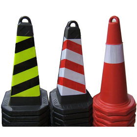 深圳反光橡胶路锥厂家