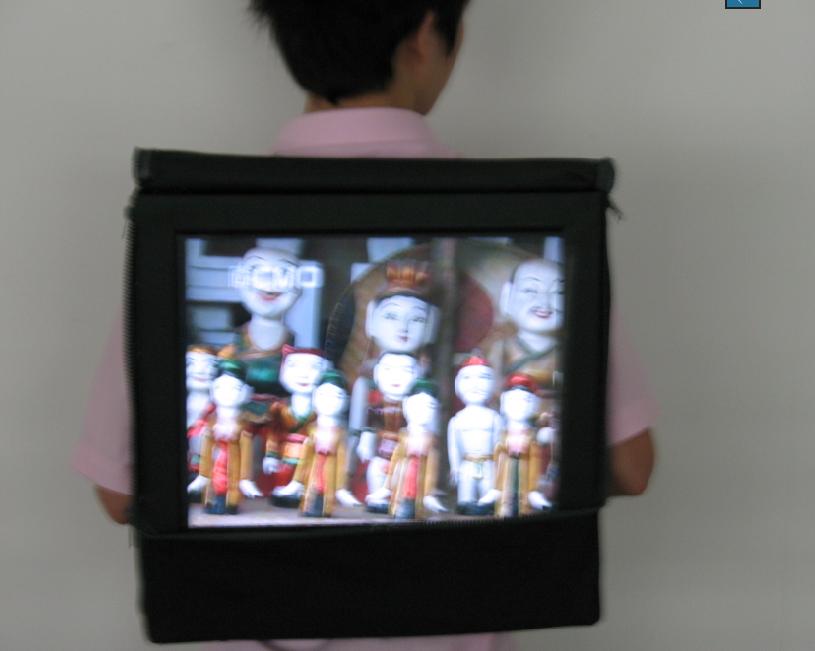 20寸背包广告机/移动广告机/智能广告机