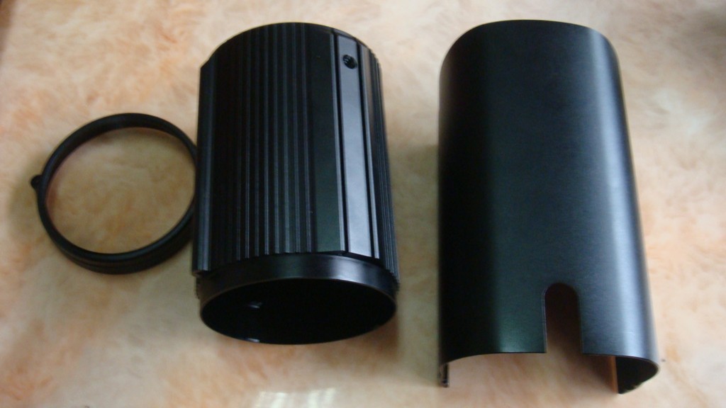 厂家老款90前盖打螺丝黑色阵列监控摄像机外壳/摄像头外壳