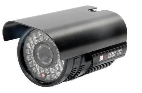 厂家直销新款90黑色阵列红外监控摄像机外壳/摄像头外壳