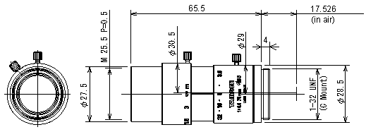 腾龙百万像素 工业用定焦镜头 1A1HB