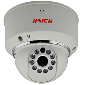 百万像素红外半球型网络摄像机