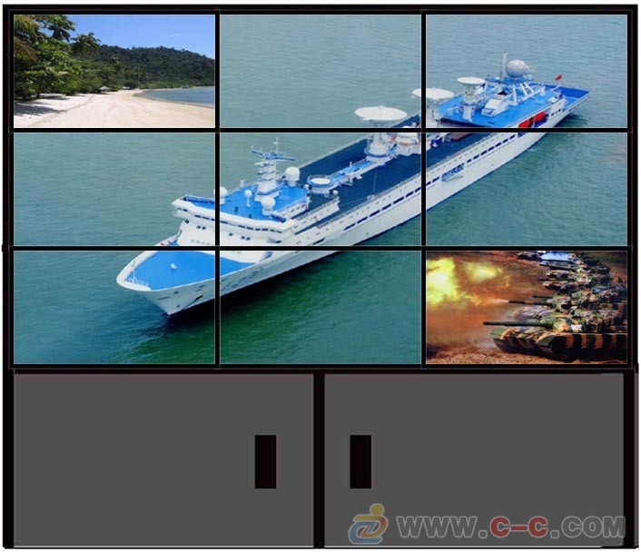 46寸超窄边液晶拼接墙