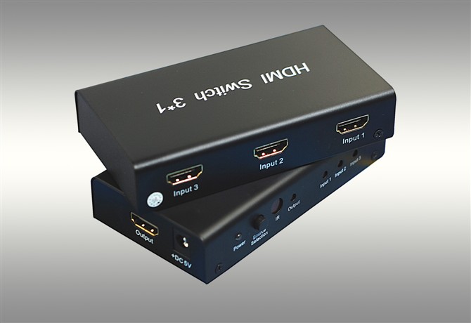 HDMI切换器三进一出，HDMI切换器三切一