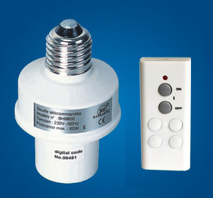 频无线遥控灯头遥控开关可穿墙控制