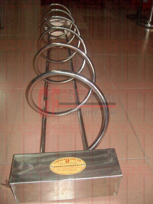 最新款防盗自行车摆放架畅销全国	