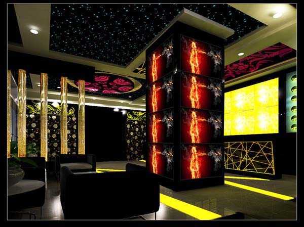 福鼎市酒吧拼接墙让视觉的效果达到最好
