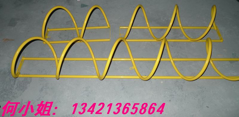 自行车停车架 螺旋式自行车电动车摆放架最节省成本