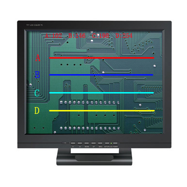生产十字线发生器 带四水平线显示器