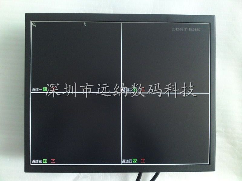 15寸彩色液晶监视器 4比3方屏监控显示器